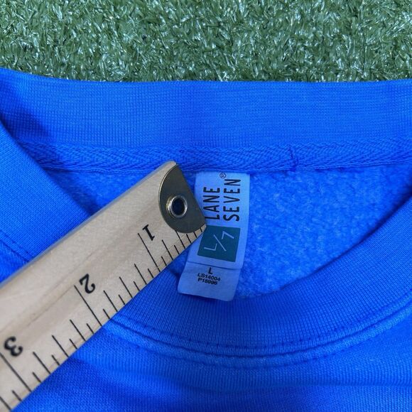 Detroit Lions “One Pride” Blue Football Crewneck Sweatshirt Unisex Sz Large NWT - Picture 7 of 7